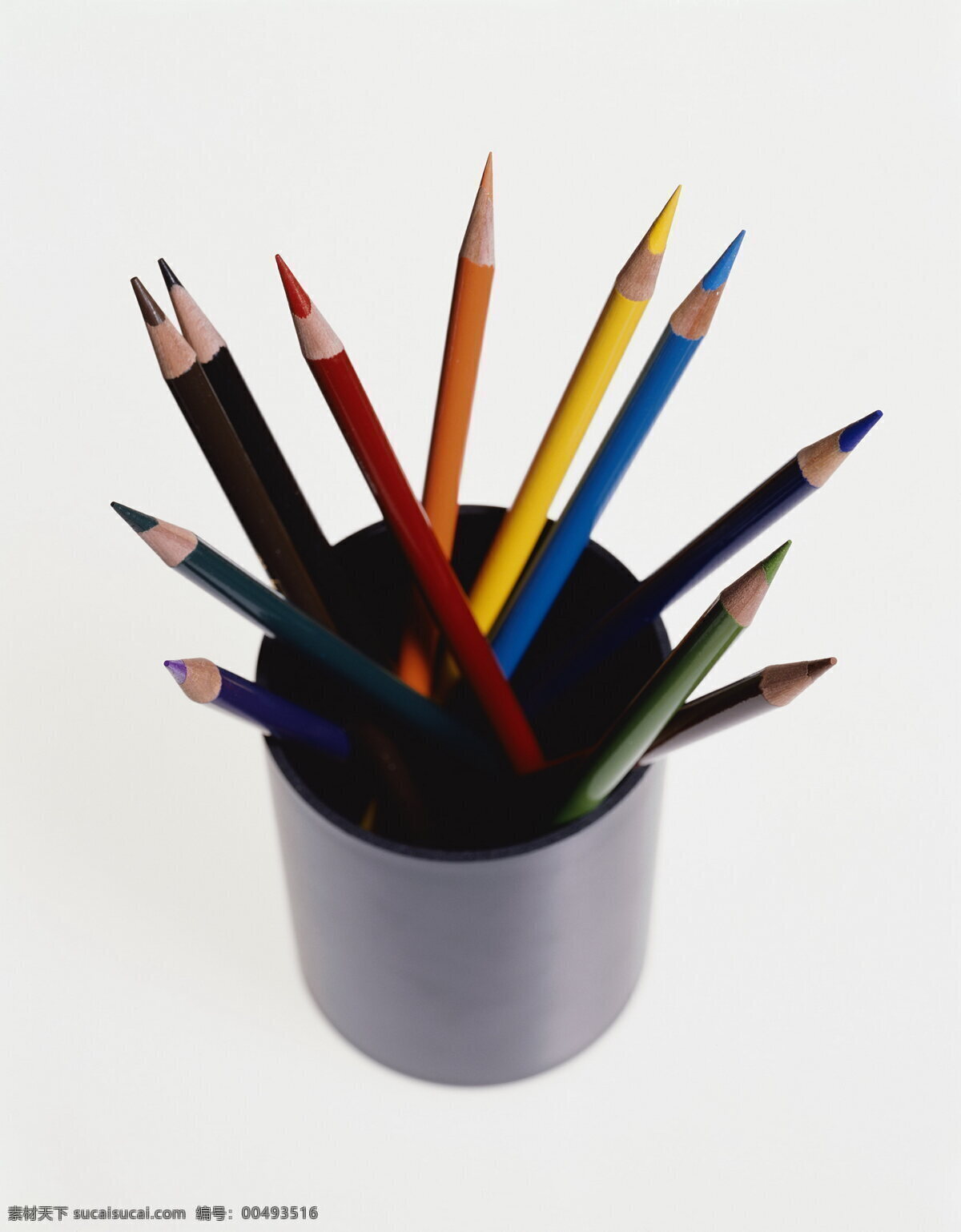铅笔 笔 彩笔 彩铅 生活百科 学习用品 笔盒 笔罐 手绘笔 学习办公 psd源文件