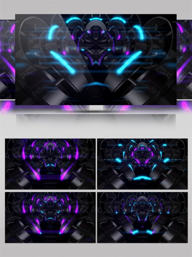 紫光 动感 隧道 动态 视频 紫色 光束 激光 高清视频素材 电脑屏幕保护 3d视频素材