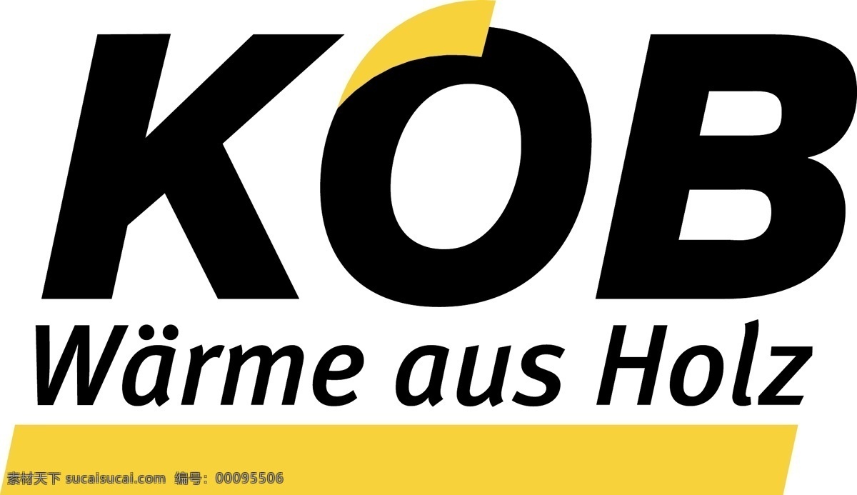 kob 金黄色 标志设计 logo 标志 矢量图