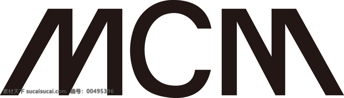 mcm 服装 logo 标识标志图标 企业 标志 矢量 psd源文件 logo设计