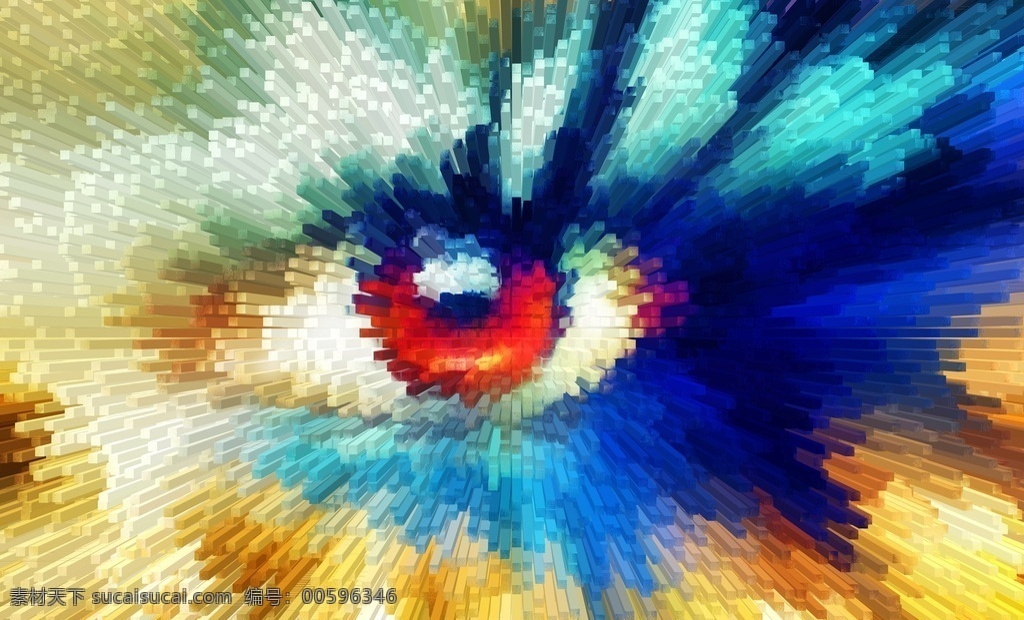 眼睛背景 唯美 炫酷 眼睛 水彩画 浪漫 梦幻 底纹边框 背景底纹