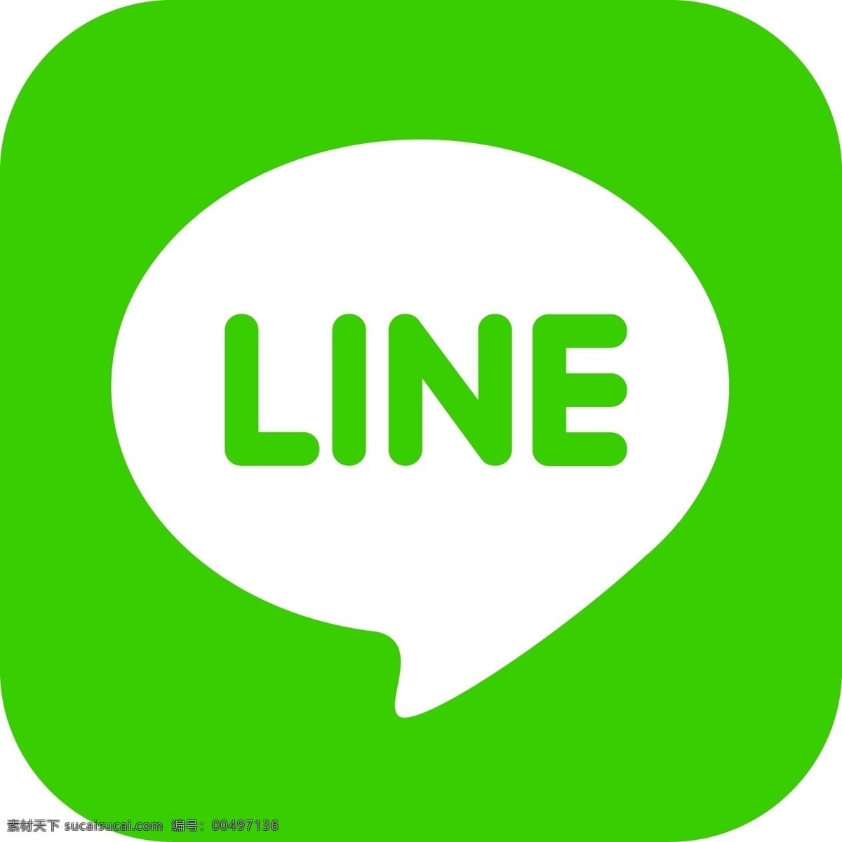 line 标志 即时通讯 软件 即时通讯软件 聊天软件 logo设计