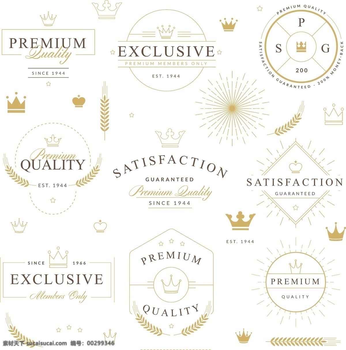 创意 金色 餐厅 logo 矢量 设计素材 矢量背景 矢量素材