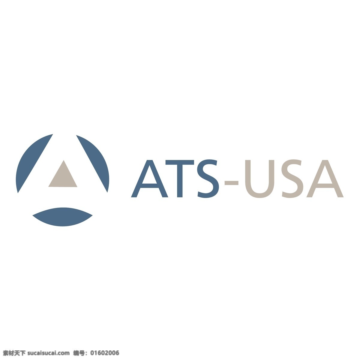 ats美国 自由 atsusa 标识 白色