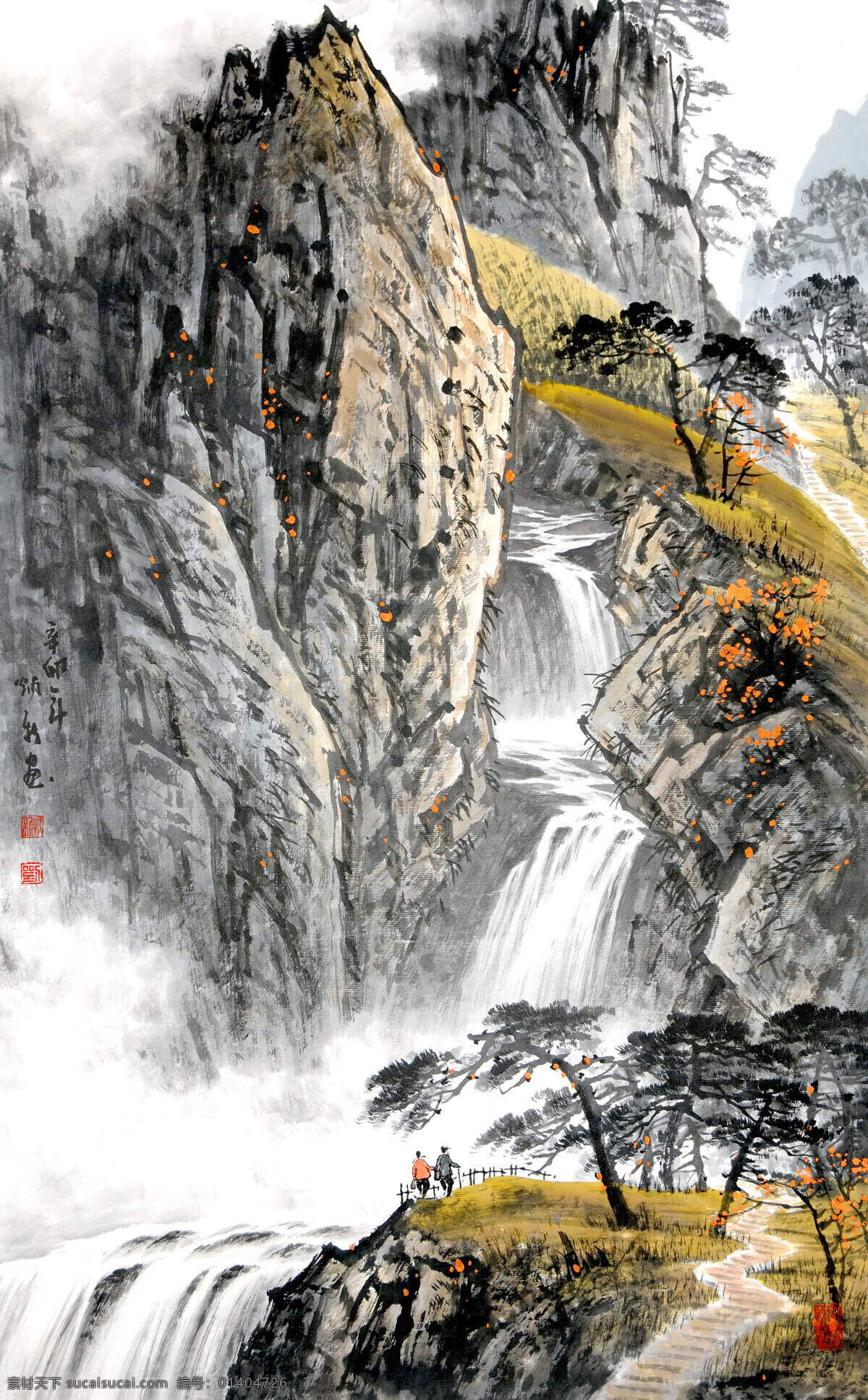 中国山水画 国画 江山如画 树 壮丽山河 中国画 山水画 江山如画图 山河锦绣 山水风景 山水 风景画 风景 中堂画 客厅画 大厅画 室内装饰画 风水画 国画艺术 山水风景画 绘画 写意 唯美 江山 绘画书法 文化艺术