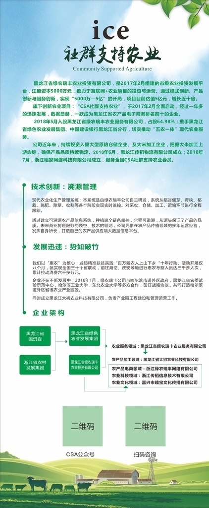 农业展架 绿色展架 公司简介 业务说明 绿色农业 大米展架 展板模板