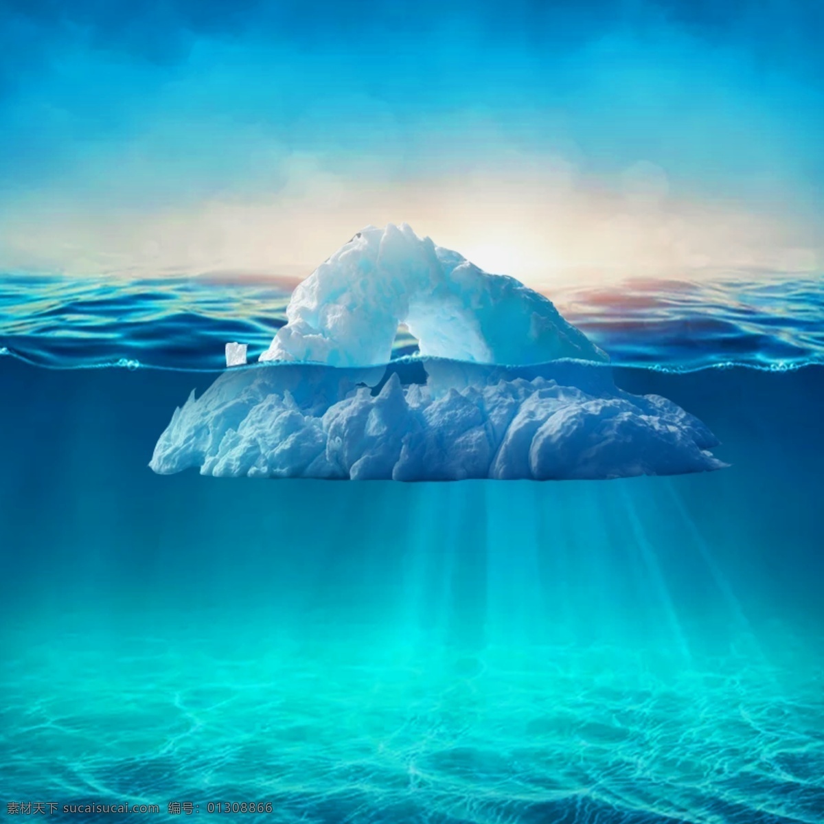 蓝色 海洋 海水 背景 大海 冰川