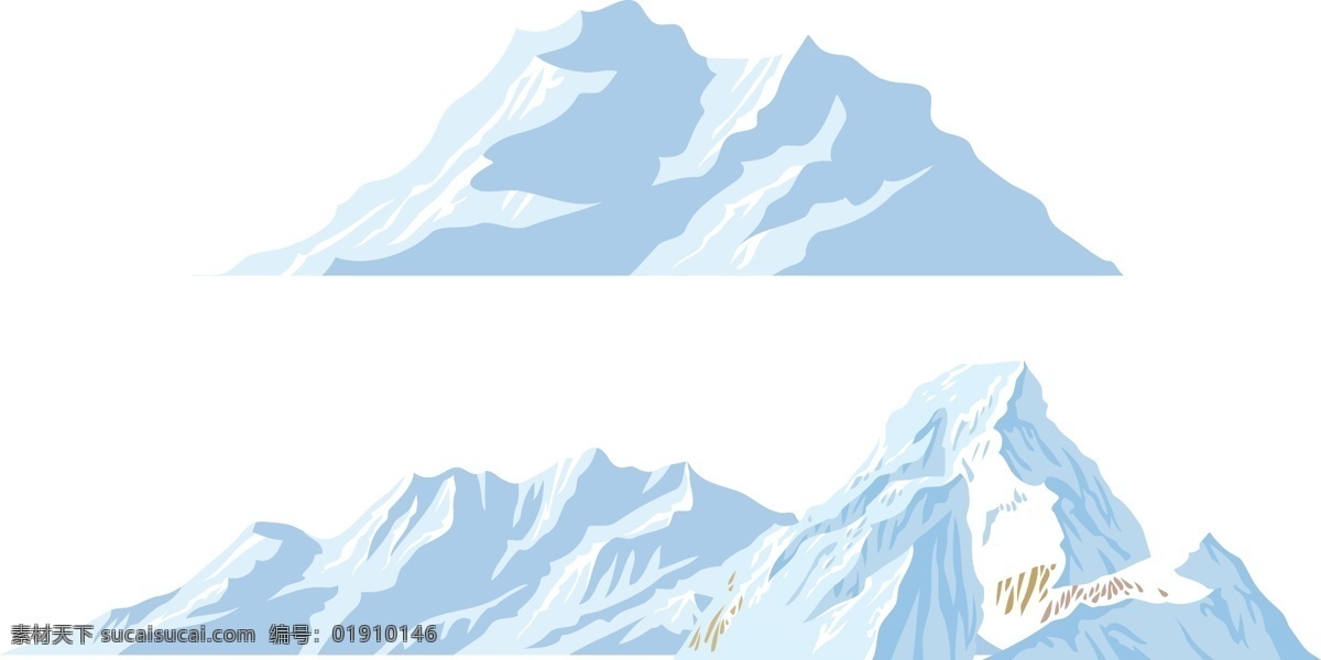 冰山 矢量山峰 雪山 矢量 矢量冰山 反季风暴 冰 山 其他设计