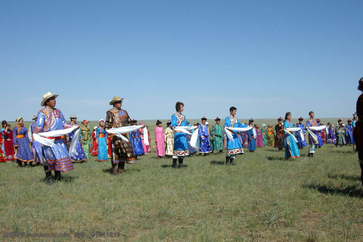 草原风光 草原 天空 大地 蓝天 哈达 蒙古 风光 自然景观 自然风景 摄影图库 300
