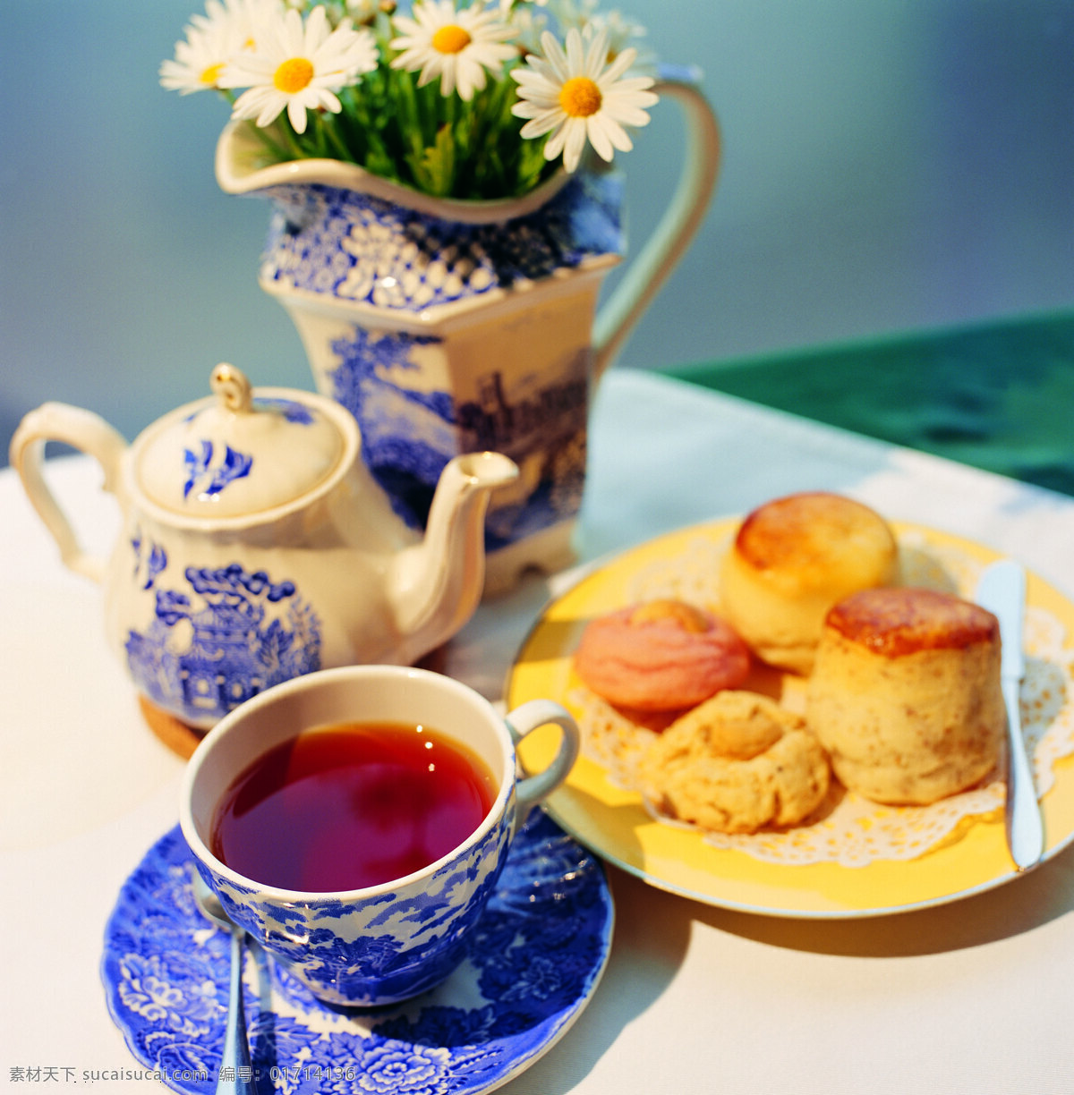 茶道免费下载 杯子 茶道 茶具 糕点 红茶 花 风景 生活 旅游餐饮