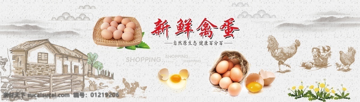 鸡蛋形象墙 鸡蛋 农舍 公鸡 母鸡 禽蛋 素描 水墨画 超市鸡蛋墙面 超市 室内广告设计