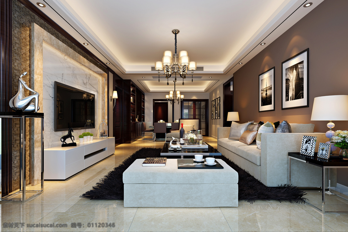 欧式 经典 轻 奢 客厅 沙发 装修 效果图 时尚 轻奢 客厅装修 玄关