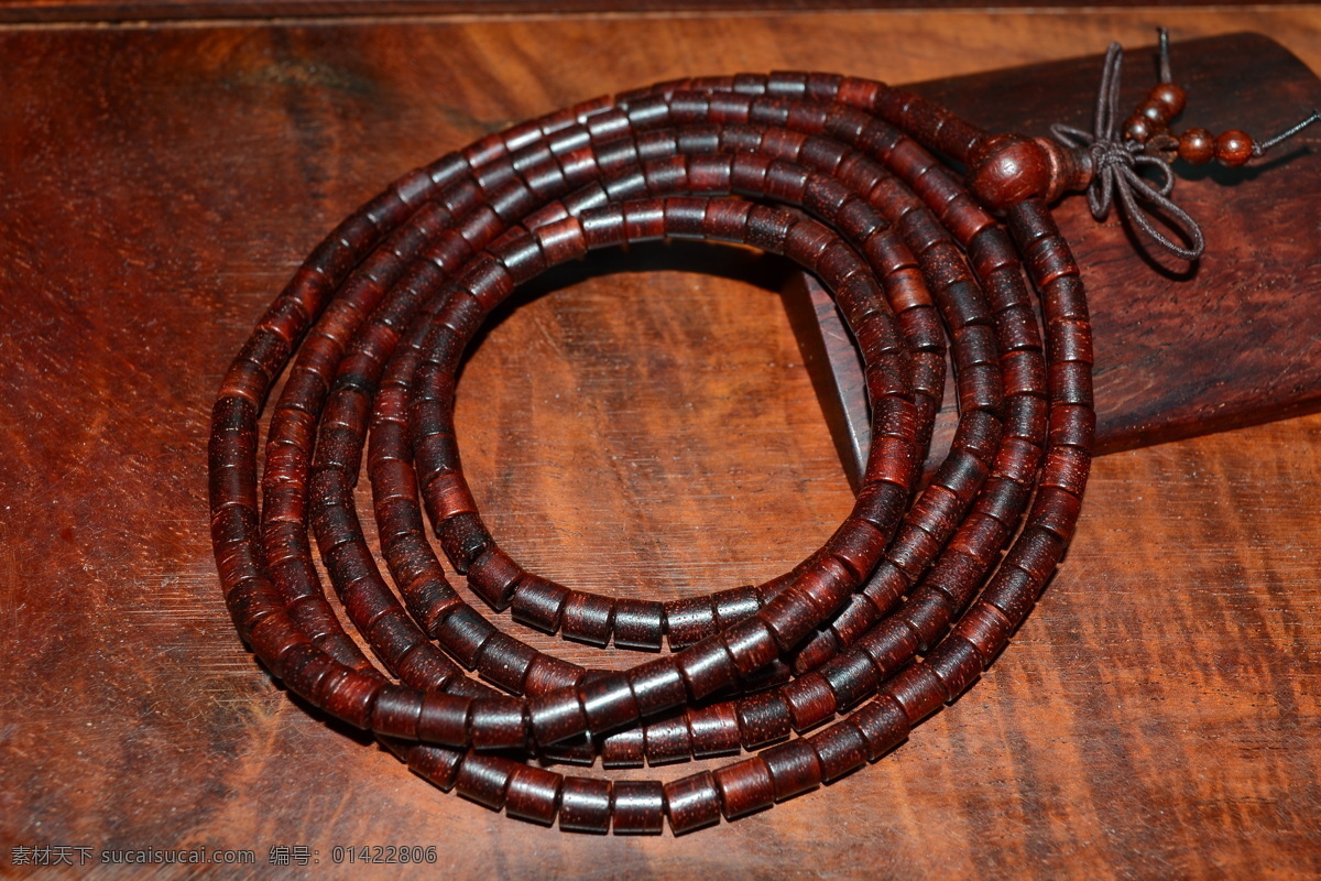 颗 佛珠 手串 手链 文化艺术 宗教信仰 红木念珠 小叶紫檀 桶珠