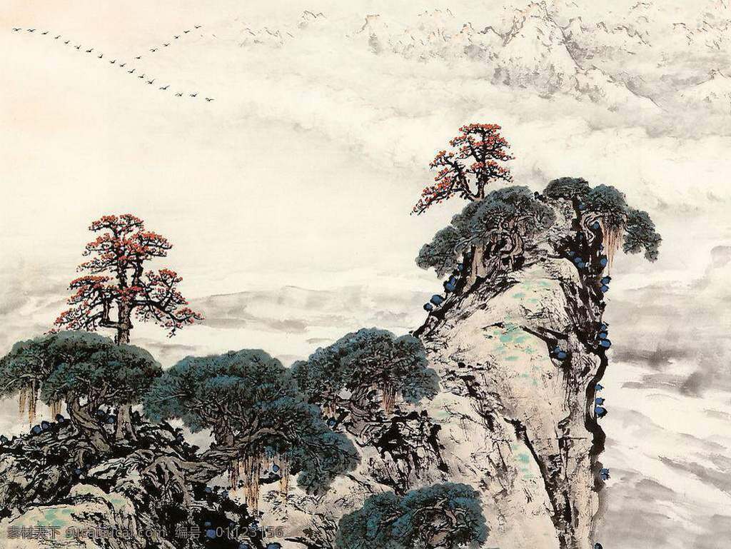 岩松免费下载 背景 壁纸 工笔 国画 蝴蝶 绘画 泼墨 山水 水墨 岩松 中国画 桌面 艺术 写意 文化艺术