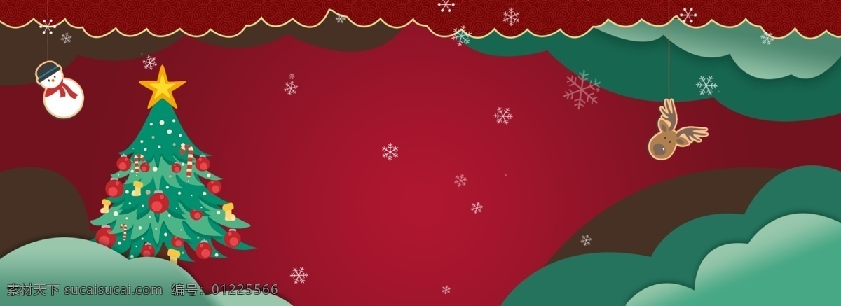 淘宝 圣诞节 海报 banner 背景 图 天猫 电商 圣诞树 雪人 麋鹿 淘宝海报背景 雪花
