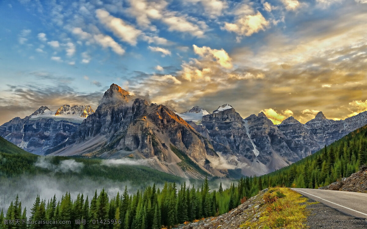 加拿大 班夫 国家 公园 风光风景 宽屏壁纸 国外旅游 旅游摄影