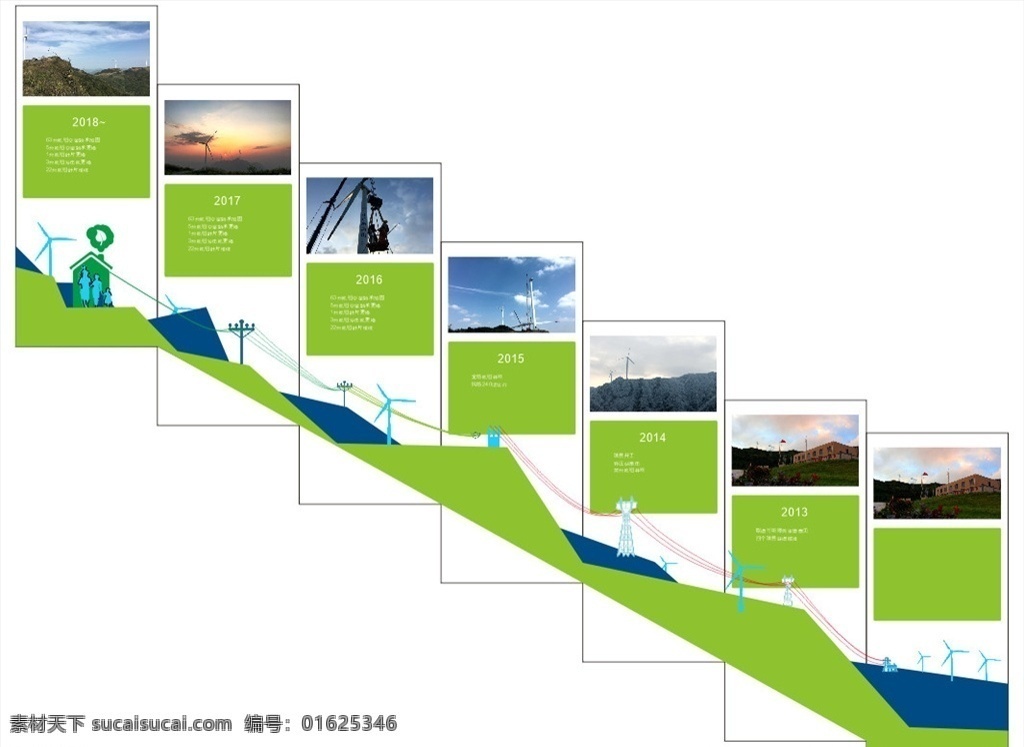 风电场 新能源 楼梯 文化 背景 墙 文化墙 背景墙 矢量图 风力发电 展板模板