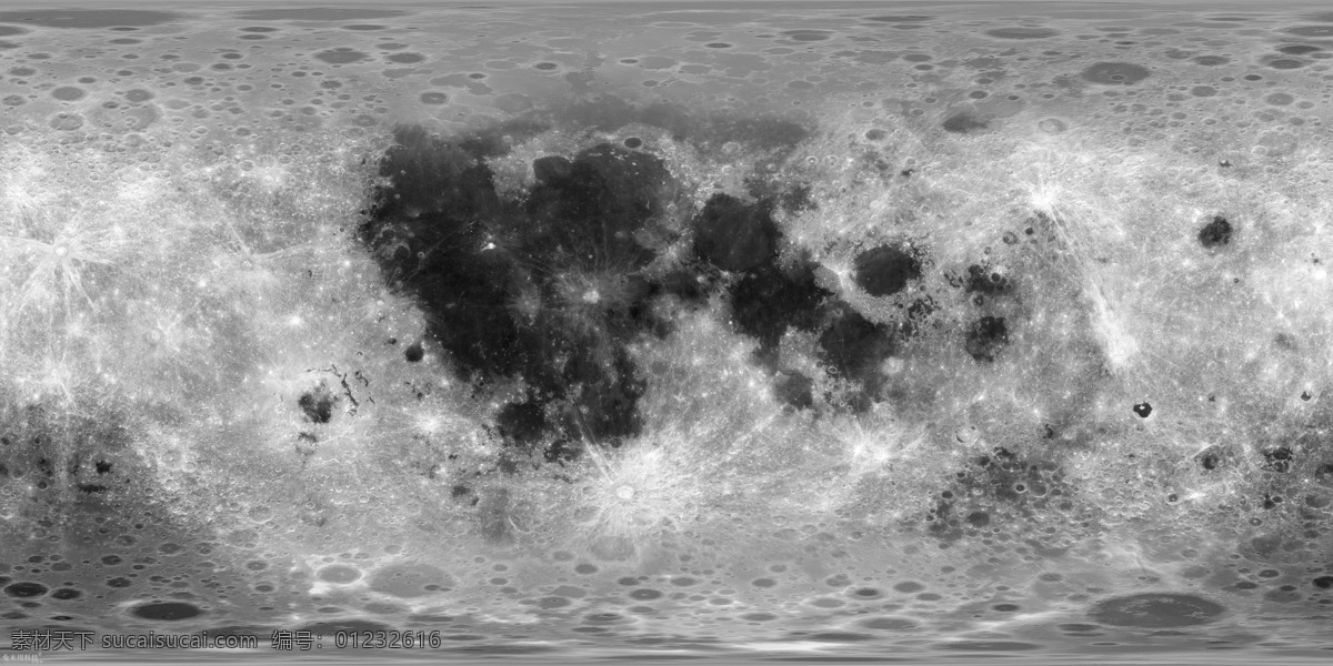 月球表面贴图 月球表面 全景 贴图 月面 月亮 3d设计