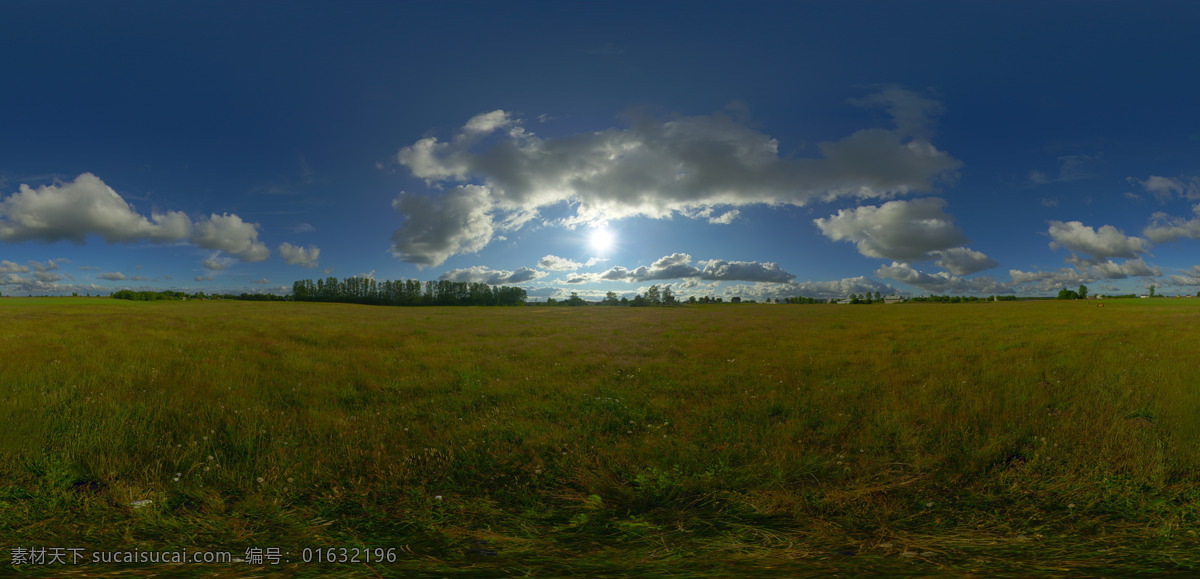 全景 天空 原野 贴图 蓝天 白云 太阳 白昼 白天 地平线 天际线 自然 风景 高清 大图 贴图素材天空 环境设计 室内设计