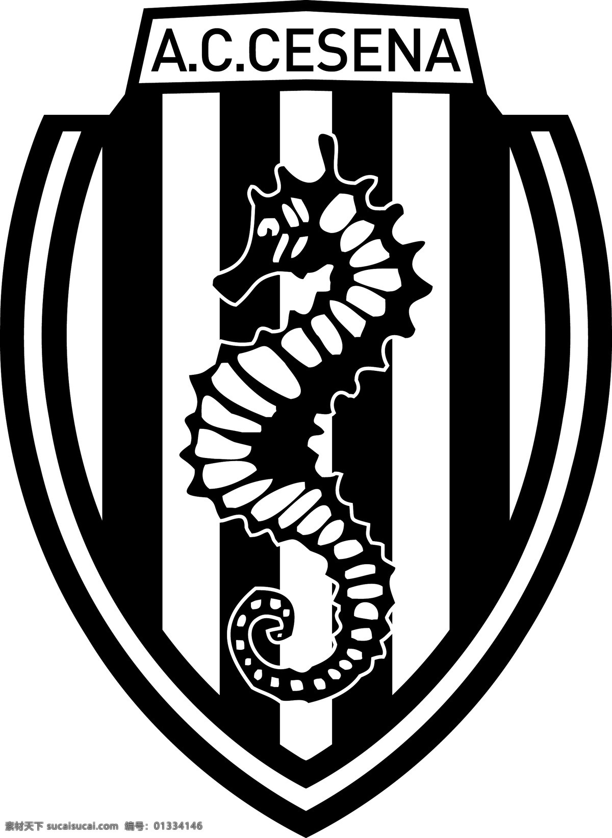 切塞纳 足球 俱乐部 徽标 logo设计 比赛 意大利 意甲 甲级 联赛 矢量图