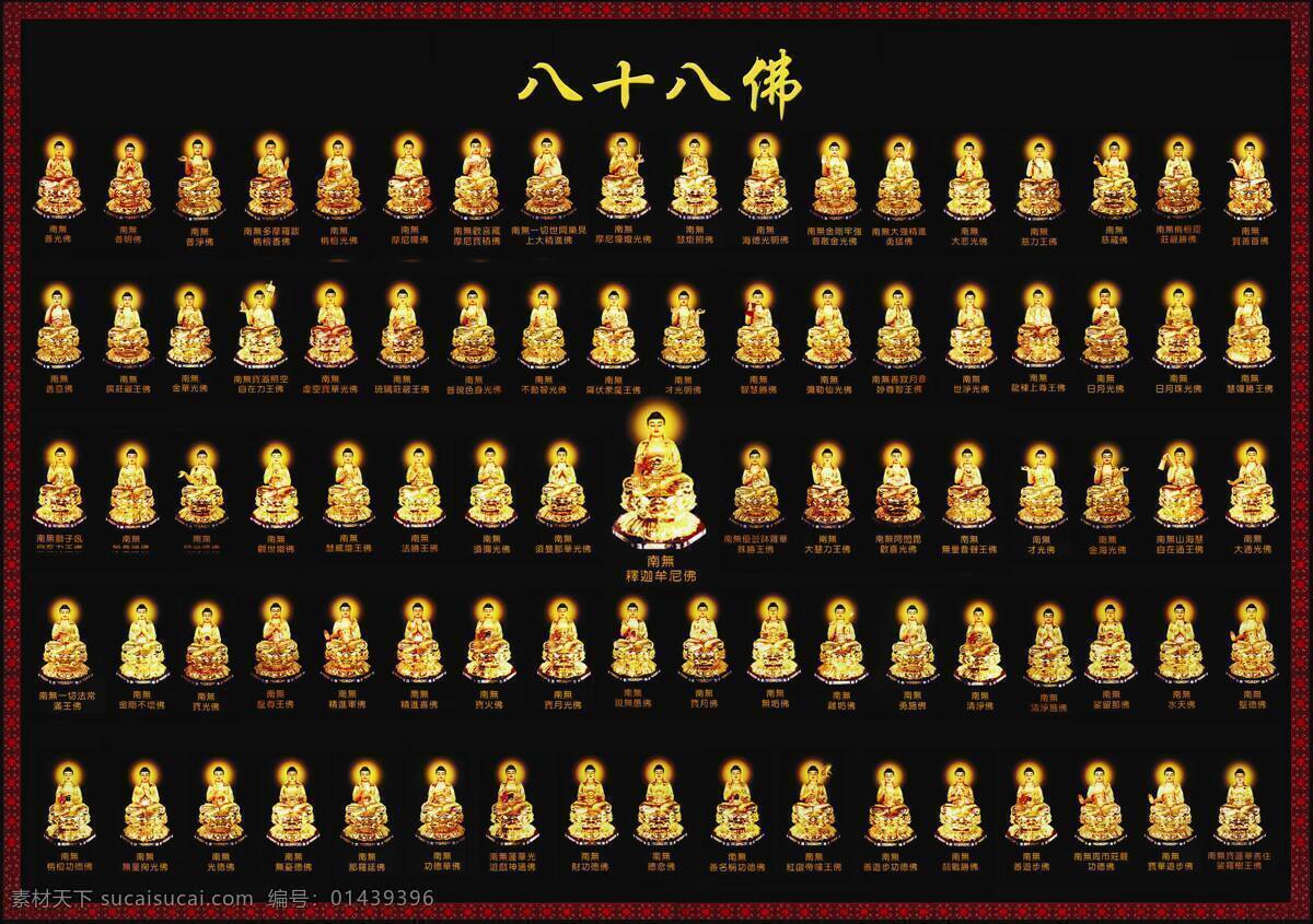 八十八佛 佛像 佛 宗教信仰 文化艺术
