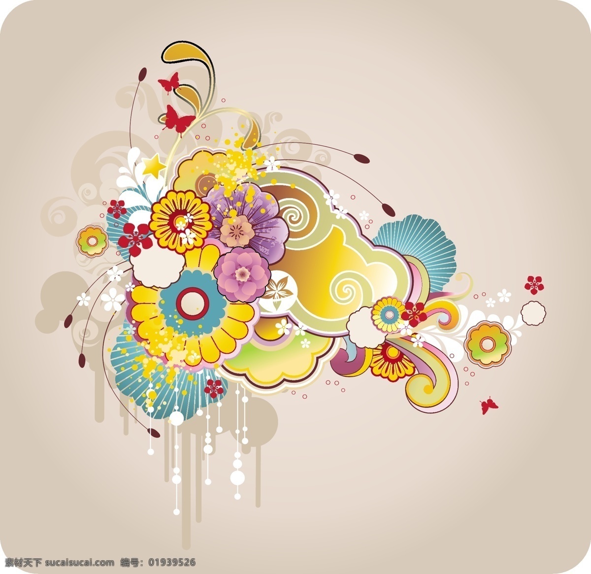 时尚 花纹 时尚花纹 矢量花纹 欧美花纹 花纹元素 花纹花边 底纹边框 矢量素材 灰色