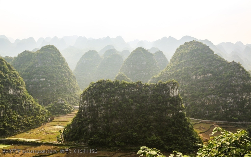 贵州万峰林 山 屏风 贵州 万峰林 山林 自然景观 山水风景