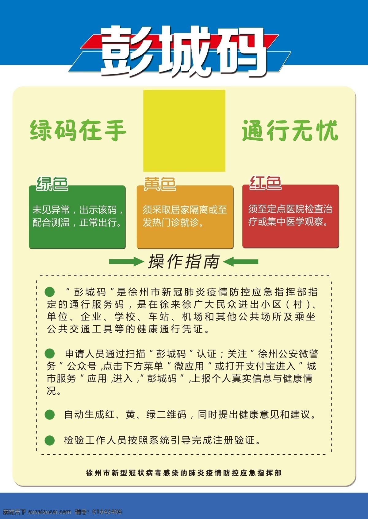 彭城码 徐州 操作步骤 绿卡 黄卡 红卡 分层