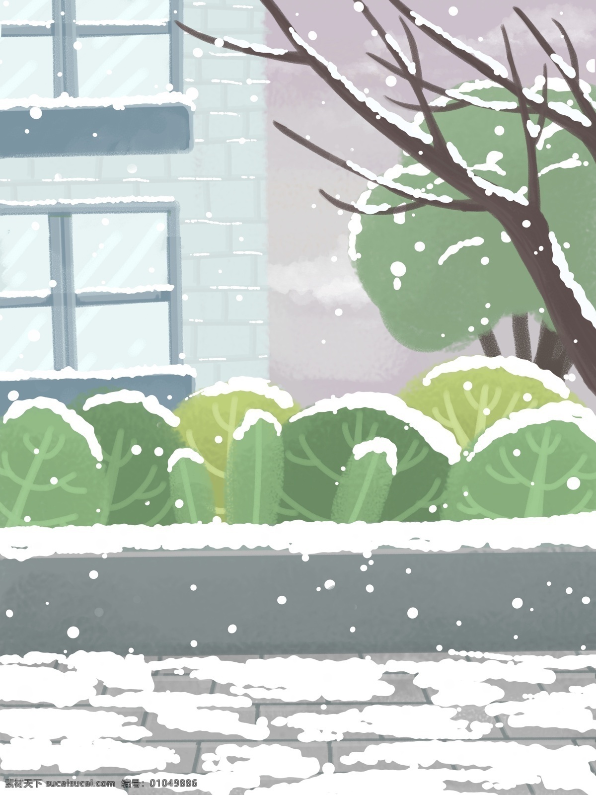 唯美 冬至 雪地 背景 二十四节气 中国风 24节气 树木 大雪背景 小雪 大雪背景素材