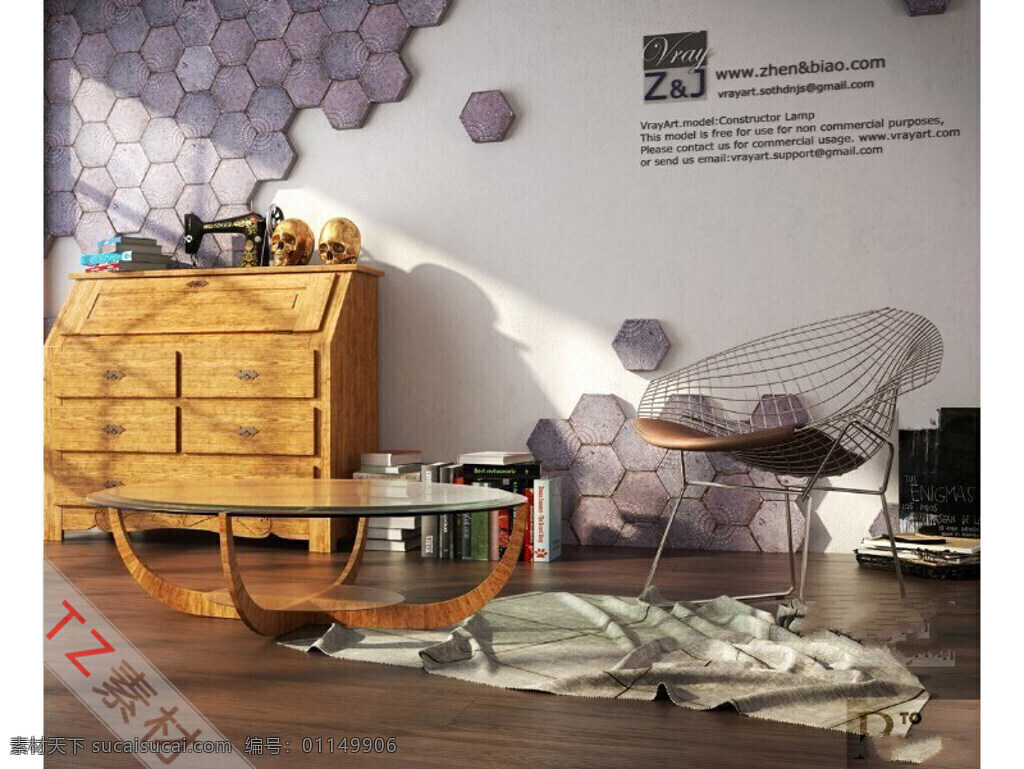 家用 家具 模型 3d模型 3d渲染 效果图 储物柜 模型素材 桌子模型