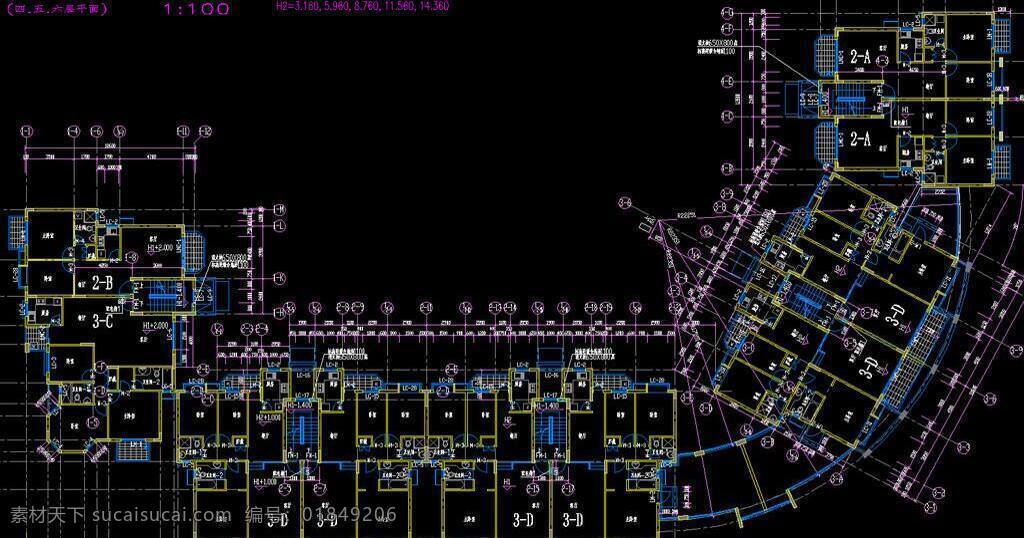 cad 公寓 户型 花园 环境设计 建筑设计 楼层 平面图 施工图 室内设计 四季花城 标准 层 组合 平面 dwg 图纸 装修 装饰 住宅楼 宿舍楼 小区 样板房 标准层 标准间 四季 花城 住宅小区 图 源文件 cad素材 室内图纸