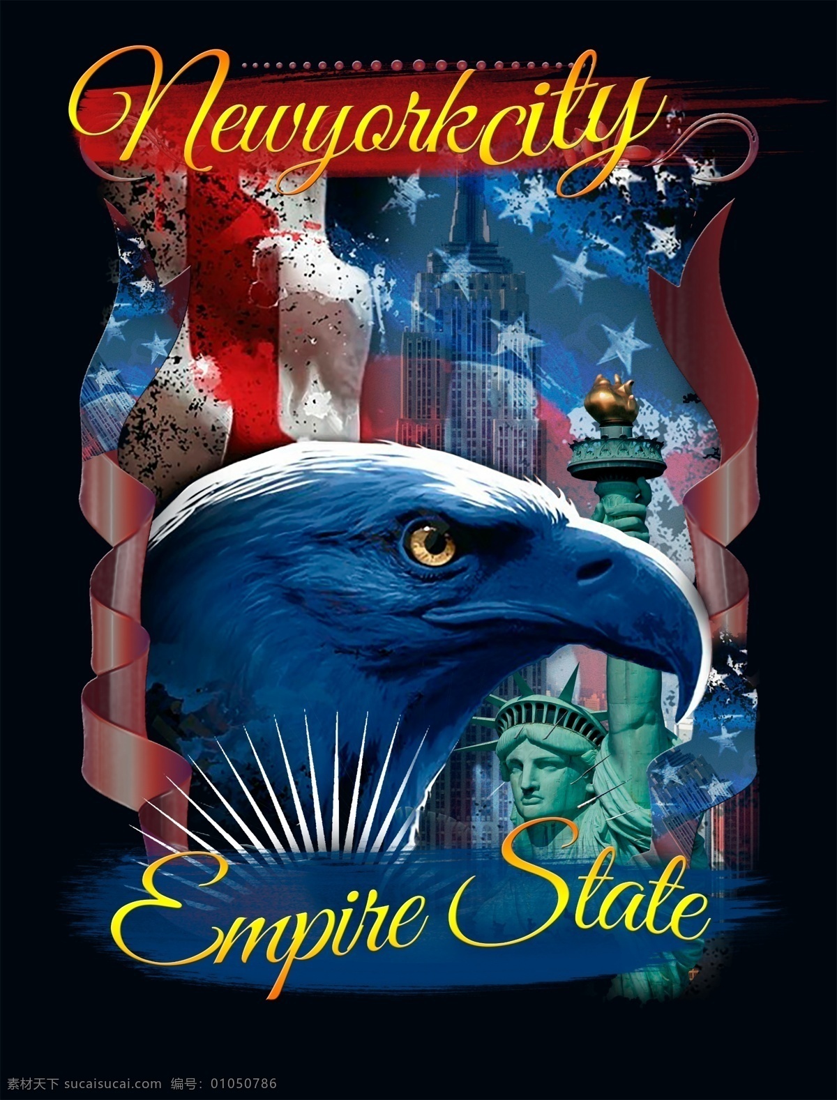 大气 古代 欧式 建筑 服装设计 图案 newyork city eagle america flag july unite state background