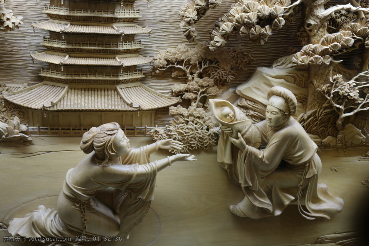 西湖木雕 雕刻 艺术 实木雕花 木雕艺术 木雕画 杭州木雕 文化艺术 传统文化