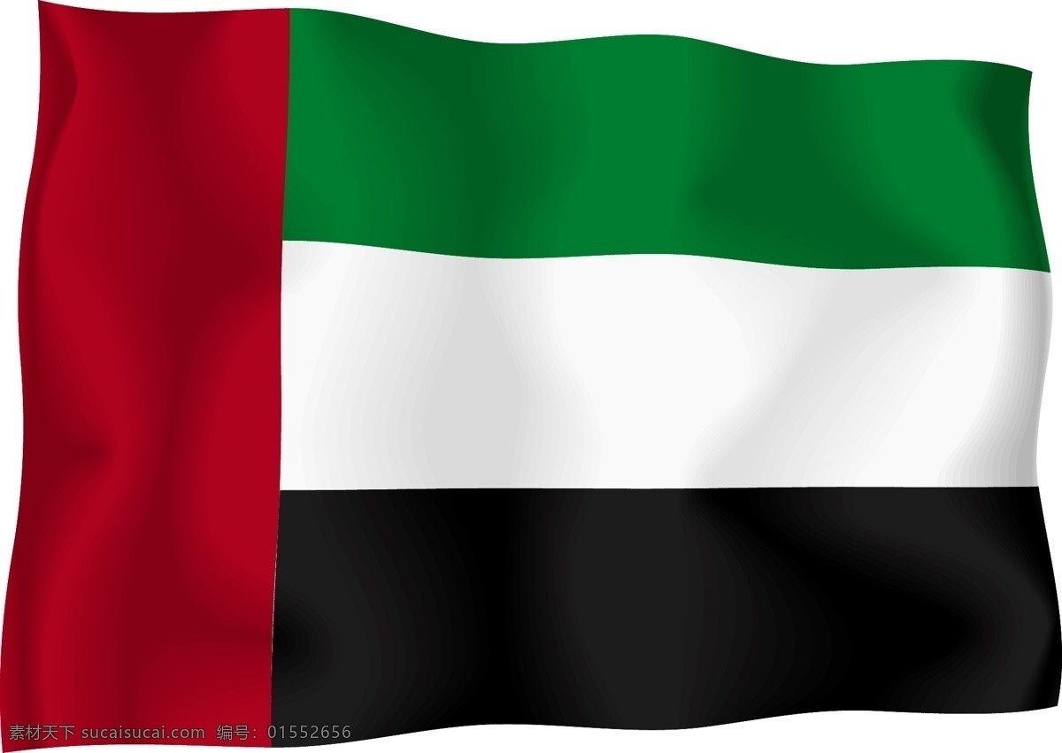阿拉伯联合酋长国 国旗 矢量 其他向量 向量 白色