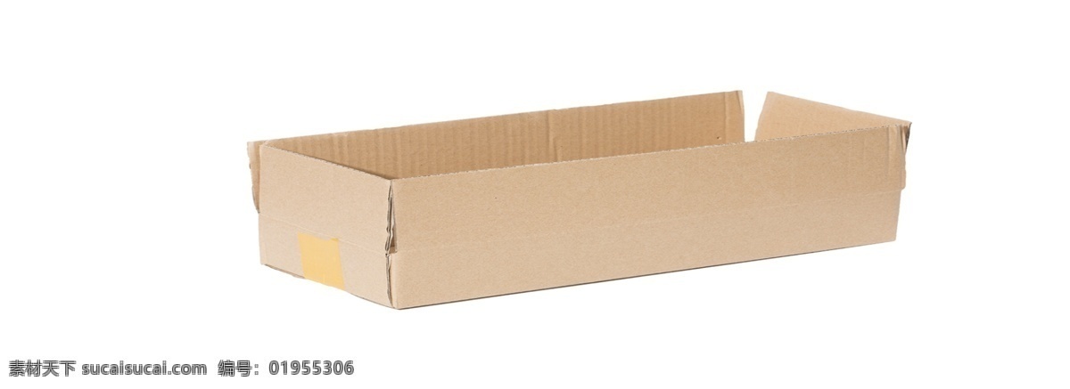 纸盒子 免 抠 立体 纸质 立体纸盒子 纸质的纸盒子 长方体 打开 状态 棕色