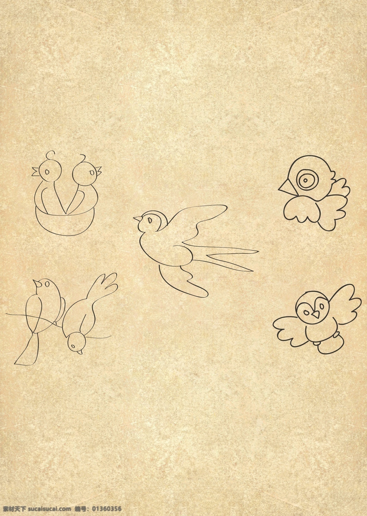 飞鸟 插画 猫头鹰 鸟类 其他设计 手绘 小鸟 燕子 飞鸟矢量素材 飞鸟模板下载 矢量 插画集