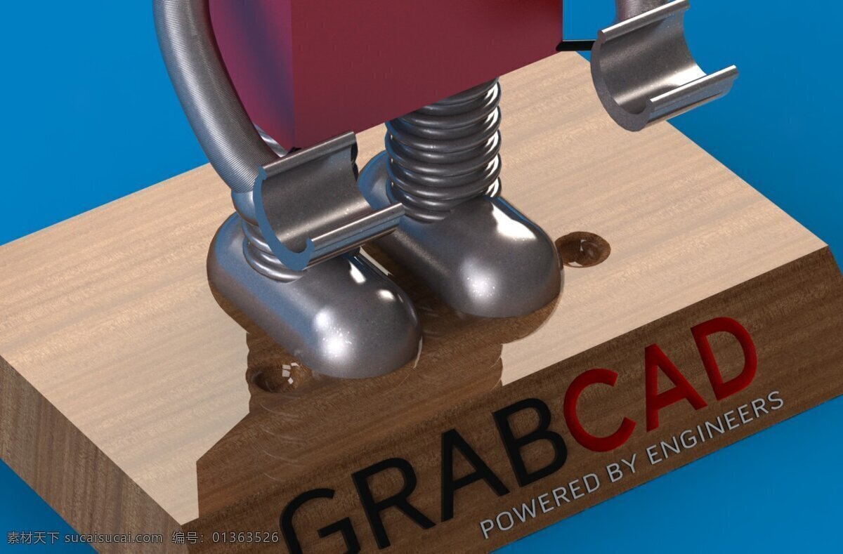 贪婪 bot 表 钢笔 工程师 卡 铅笔 三角形 持有人 尺 业务规则 grabbythebot grabcad 3d模型素材 其他3d模型