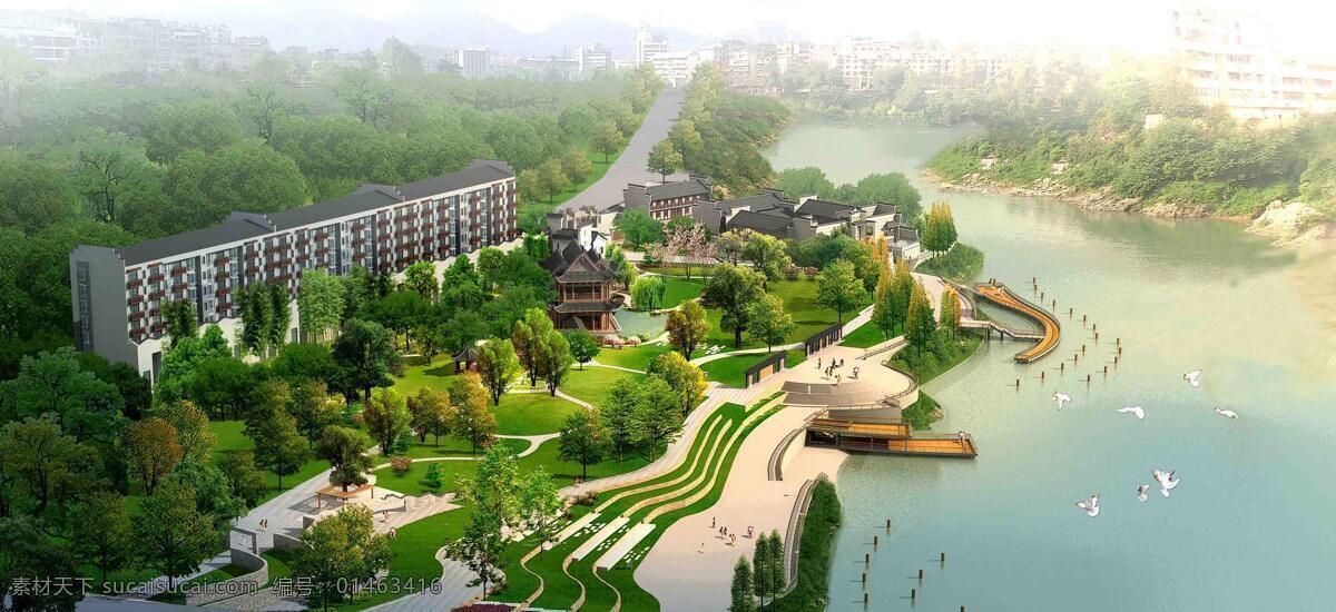 环境设计 建筑设计 建筑设计模型 效果图 庭院设计 室内外 别墅 建筑制作 装饰素材