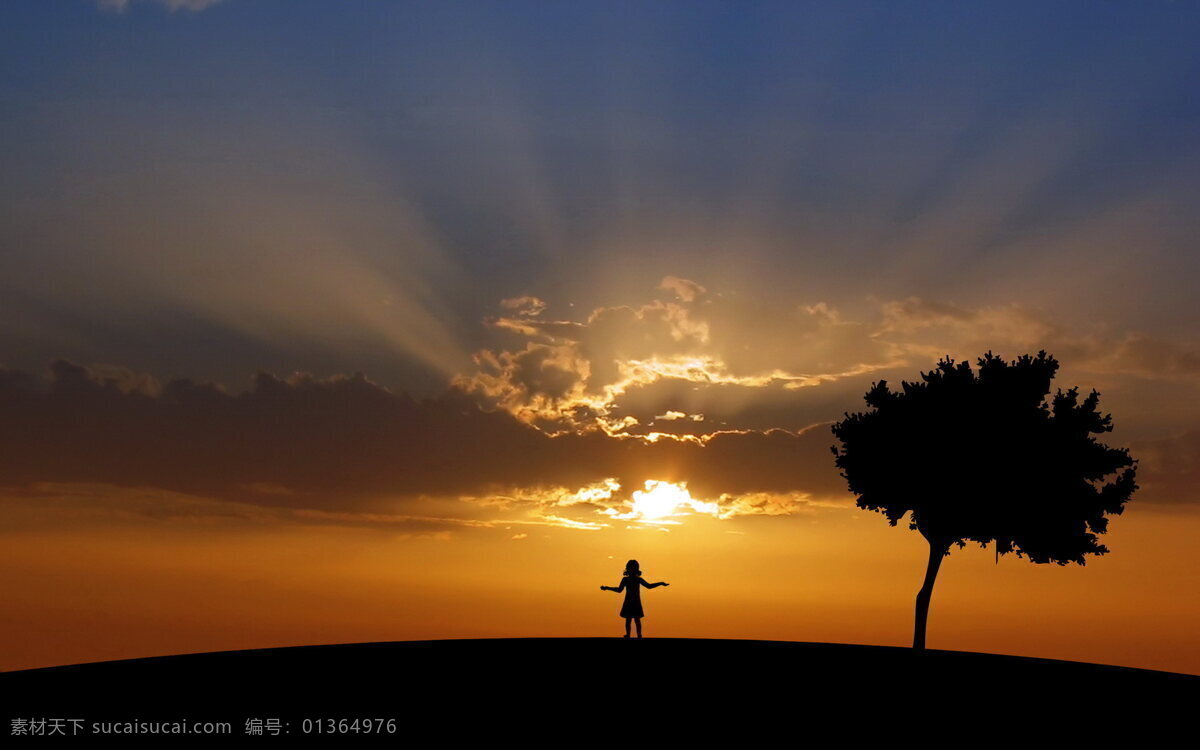 夕阳 无限 好 风景 天空 生活 旅游餐饮