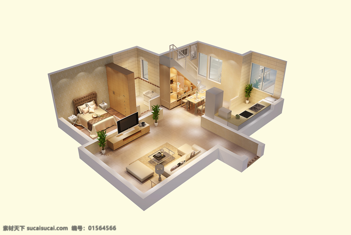 3d 户型 效果图 室内 家居 客厅 生活 建筑 环境设计 家居设计 3d设计 3d作品