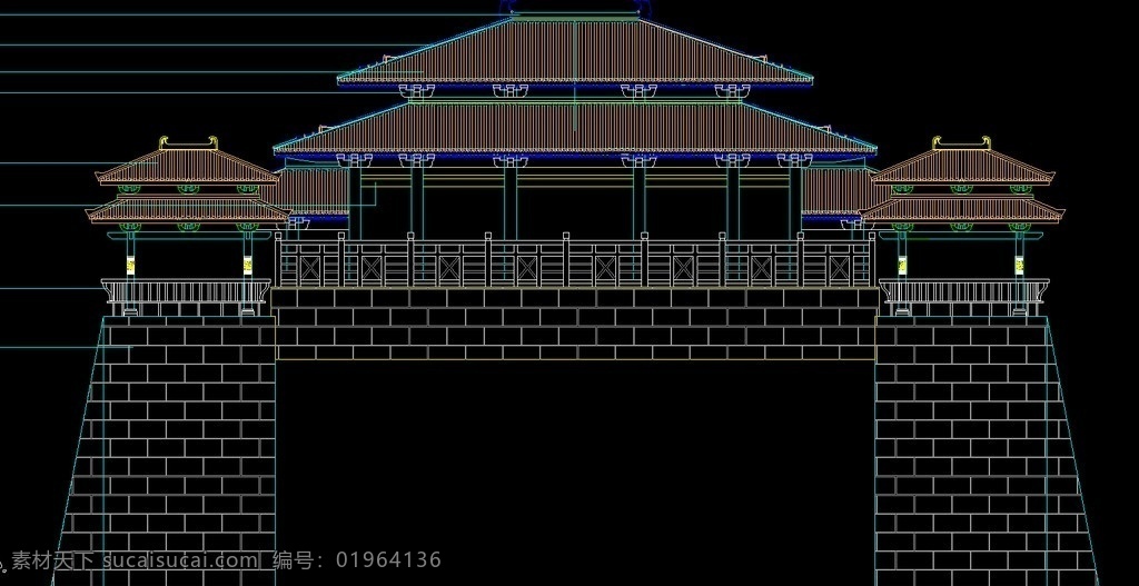 古城 门 建筑 施工图 cad dwg 图纸 平面图 装修 装饰 室内设计 古建筑 廊架 景观 长廊 花架 棚架 凉亭 重檐 古堡 仿古 古典 古庙 八角亭 古塔 水榭 牌楼 茶社 仿古建筑 图 建筑设计 环境设计 源文件