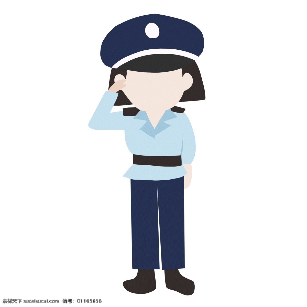 漂亮 警察 装饰 插画 漂亮的警察 敬礼的警察 执勤的警察 警察装饰 警察插画 开心的警察 卡通人物