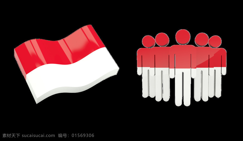 摩纳哥 国旗 免 抠 透明 图 层 摩纳哥国旗 logo 飘扬 图标 元素 高清 大图