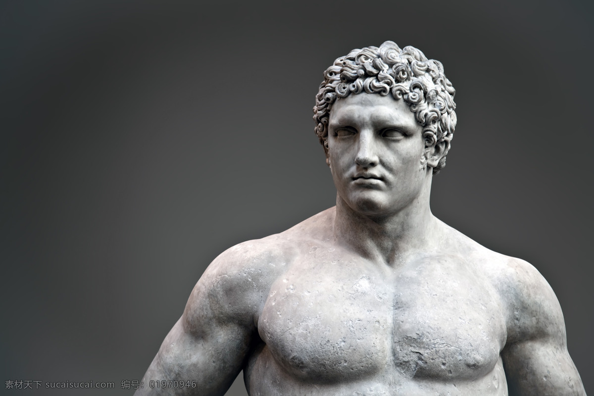 欧洲雕塑 欧洲 雕塑 男人 肌肉 战士 建筑素材 雕塑素材 其他类别 环境家居 灰色