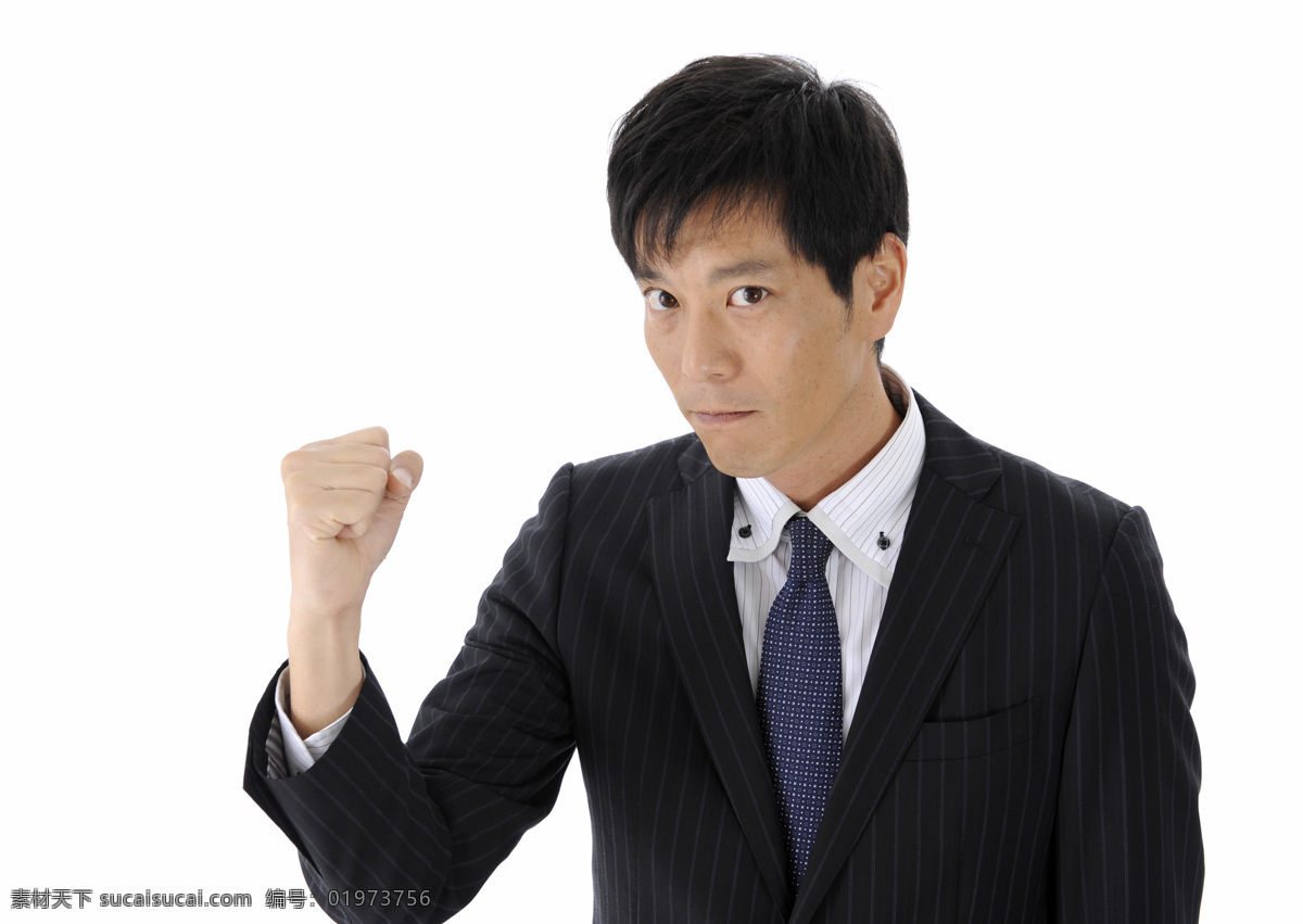 握紧 拳头 商务 男性 服务行业 商务人物 商务人士 职业男性 中年男性 面部特写 自信 加油 手势 握紧拳头 人物摄影 高清图片 人物图片