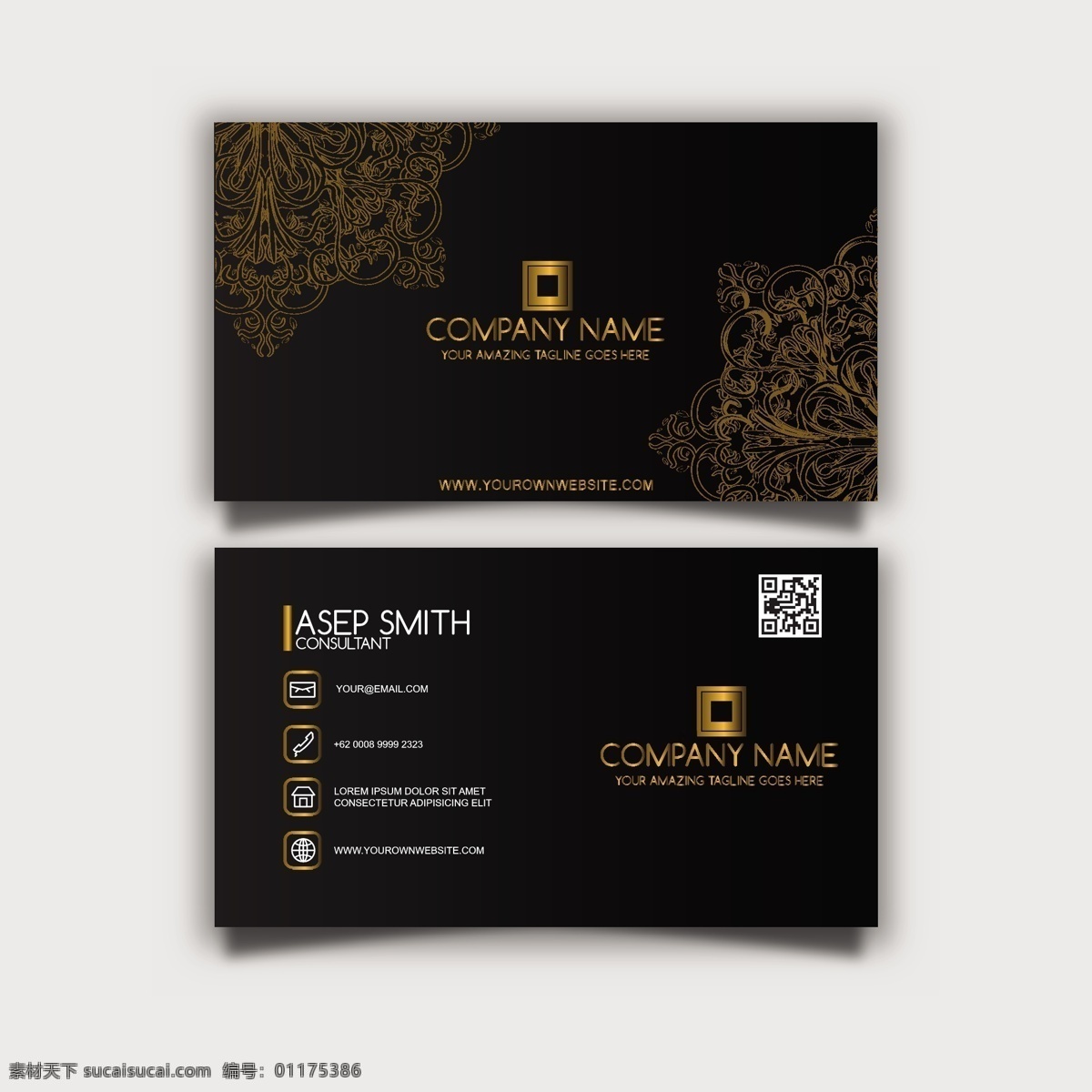 黑白名片 商标 名片 商务 黄金 抽象 卡片 模板 办公室 黑色 展示 文具 公司 抽象标志 企业标识 品牌 现代 身份