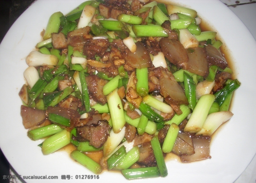 时蔬腌肉 蒜苗 腌肉 炒腌肉 一品腌肉 农家腌肉 传统美食 餐饮美食