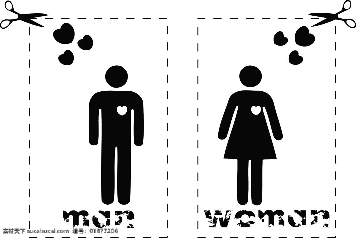 男人 女人 象征 符号 男人和女人 结合矢量 矢量图 其他矢量图