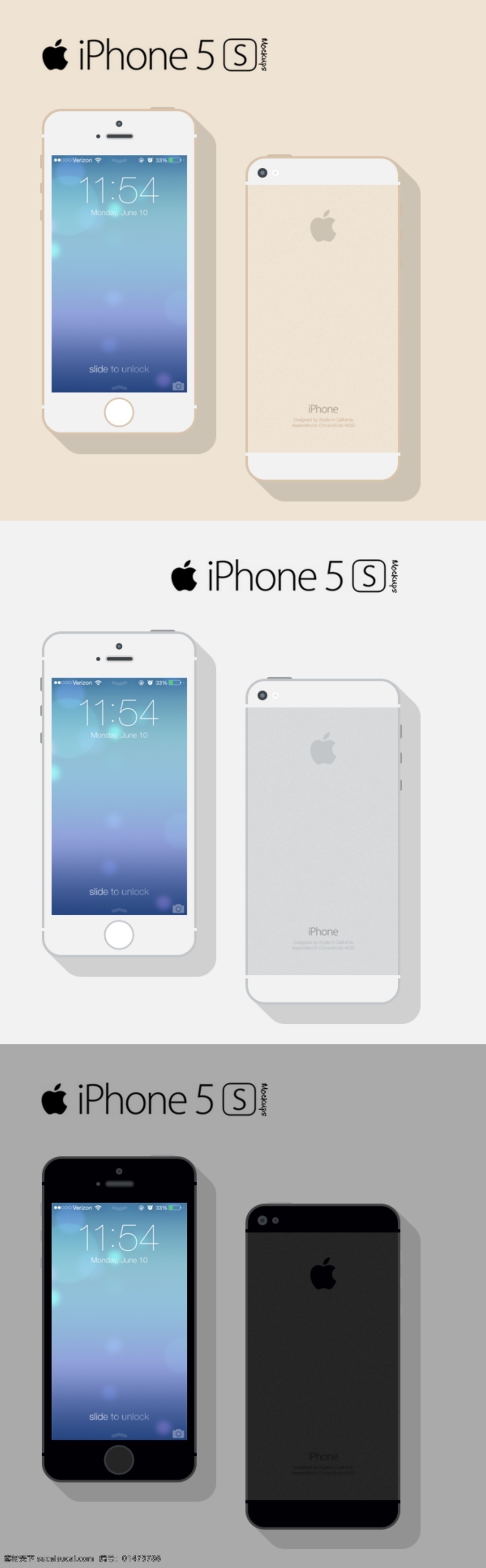 5s手机 iphone 苹果 5s 矢量图 iphone5s 手机 白色 金色 银色