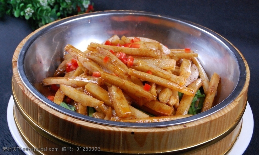 酱香藕条 美食 传统美食 餐饮美食 高清菜谱用图